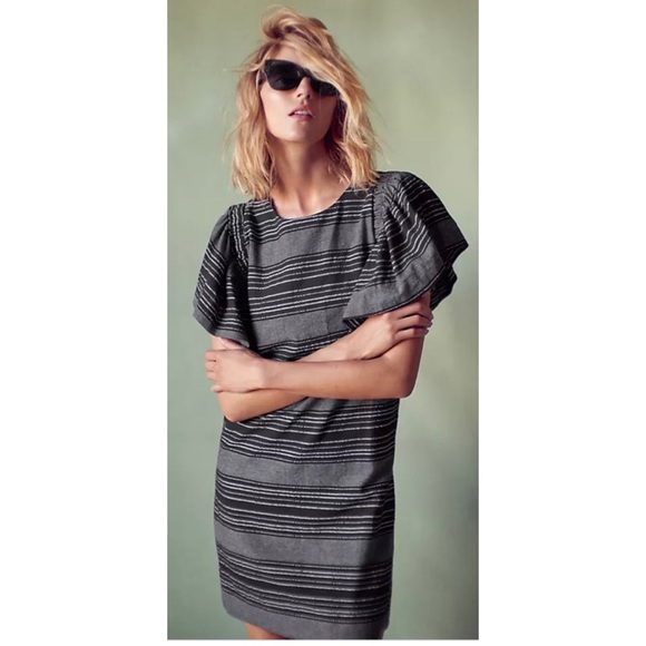 Anthropologie Moon River Denmark Striped Tunic Dress - Picture 6 of 8